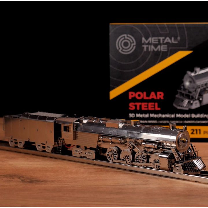 3D Metalen Bouwpakket, Polar Steel, Metal Time, Mt052St, 36,5X6,2X5,1Cm