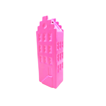 Bloemvaas - Huisvaas - Keramiek - Neon Pink -5X4,5X14,5 Cm