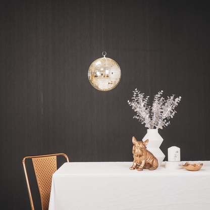 Kerstdecoratie - Kersthanger - Discobal - Schuim - Goud - 20X20X20Cm