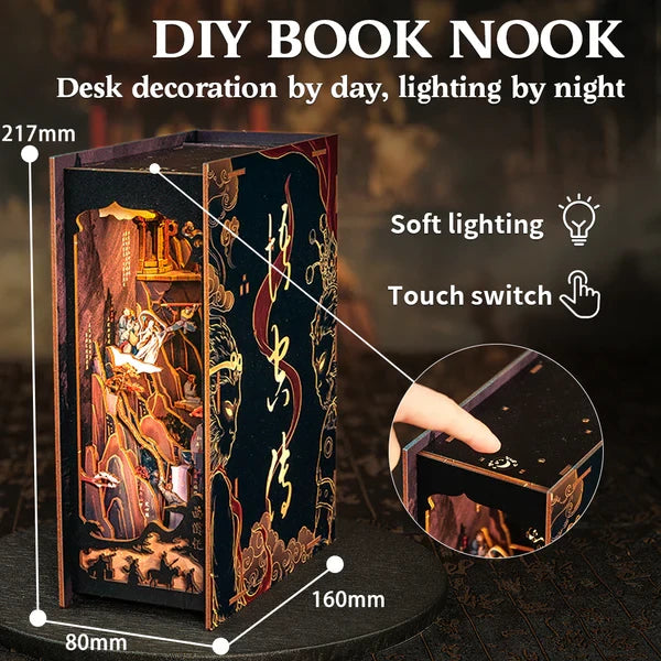 Cutebee, Diy Booknook, The Legend Of Wukong, Mz01, 16X8X21,7Cm