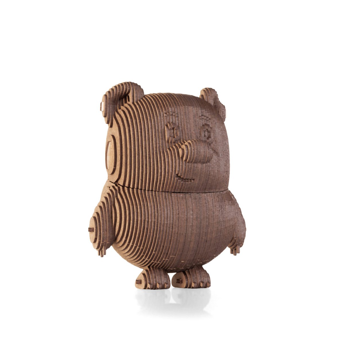 Eco Wood Art (Ewa) 3D Houten Bouwset Spaarpot, Winnie The Pooh, 4172, 10,3X11X21,5Cm
