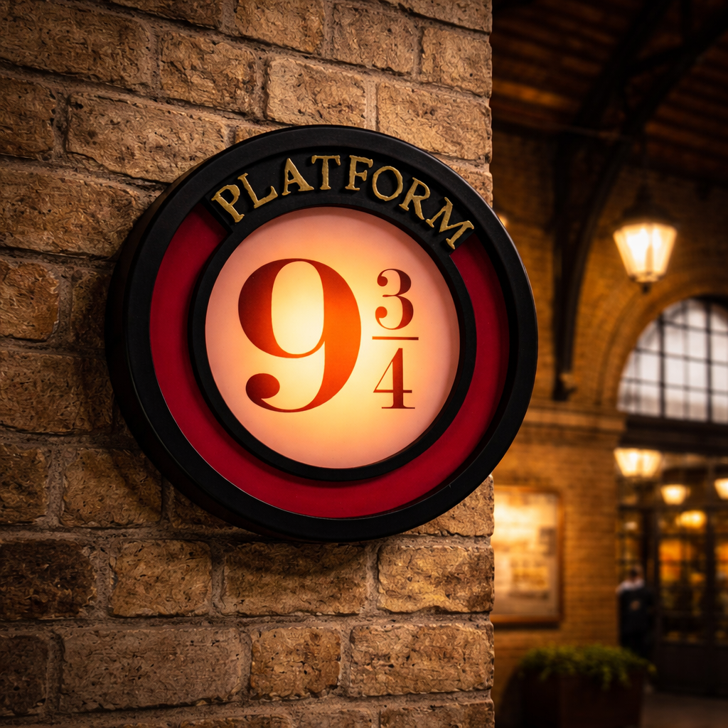 Magische Harry Potter Platform 9¾ Wandlamp