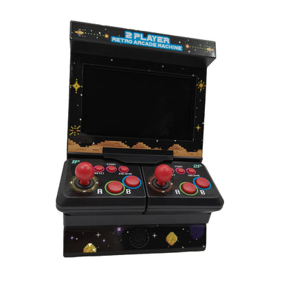 Mad Monkey - Retro Mini Arcade Machine Met Dubbele Controller - Incl. 300X 8-Bit-Spellen
