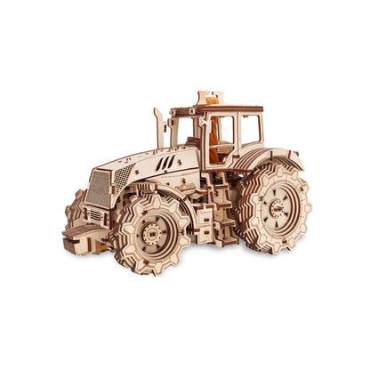 Eco Wood Art (Ewa) 3D Mechanische Puzzel Tractor 891 31,5X17,3X20,7Cm