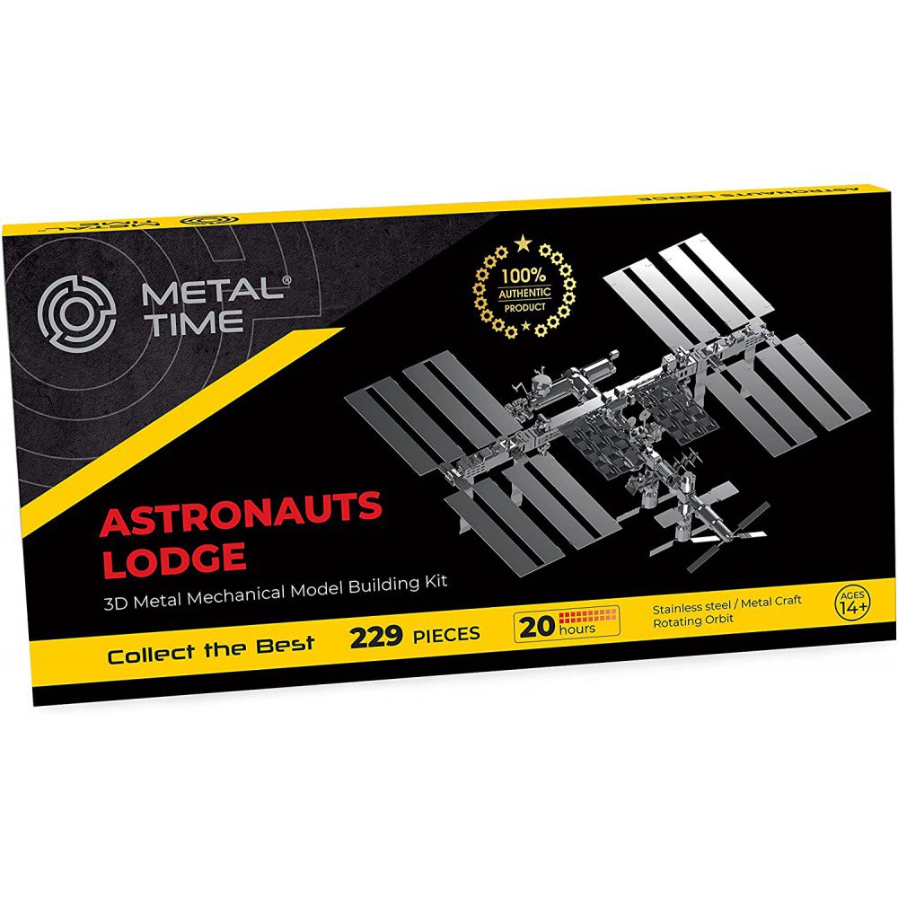 3D Metalen Bouwpakket, Astronauts Lodge, Metal Time, Mt017, 19,8X23,4X22,9Cm