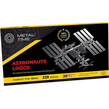 3D Metalen Bouwpakket, Astronauts Lodge, Metal Time, Mt017, 19,8X23,4X22,9Cm