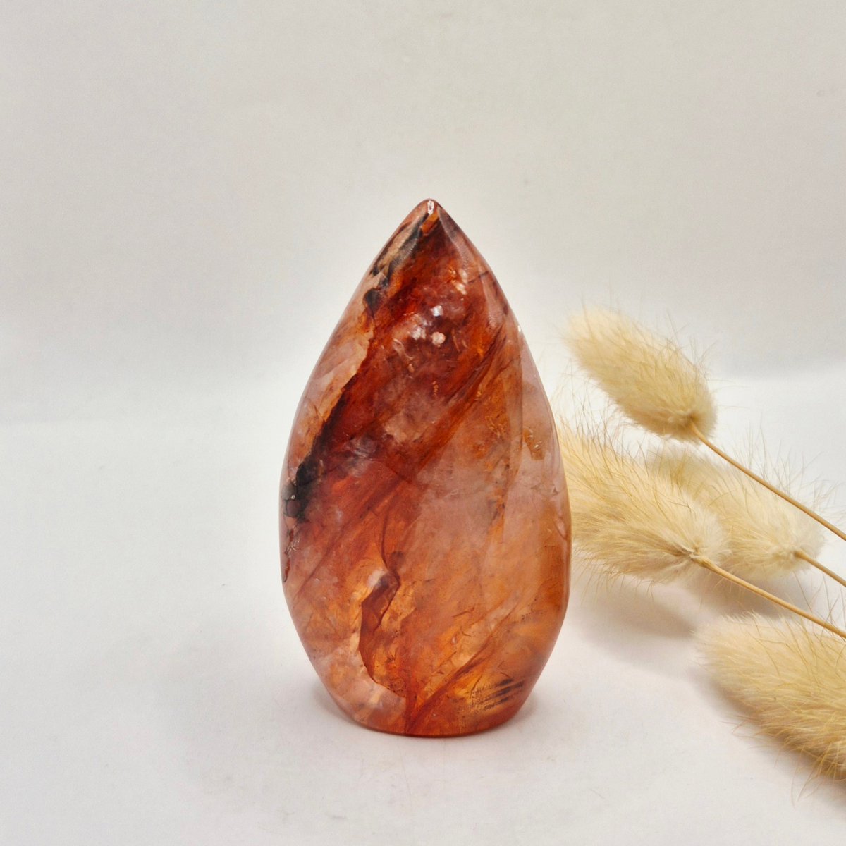 Edelsteen Fire Quartz Flame 7-9Cm
