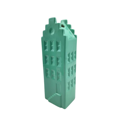 Bloemvaas - Huisvaas - Keramiek - Sea Green -5X4,5X14,5 Cm
