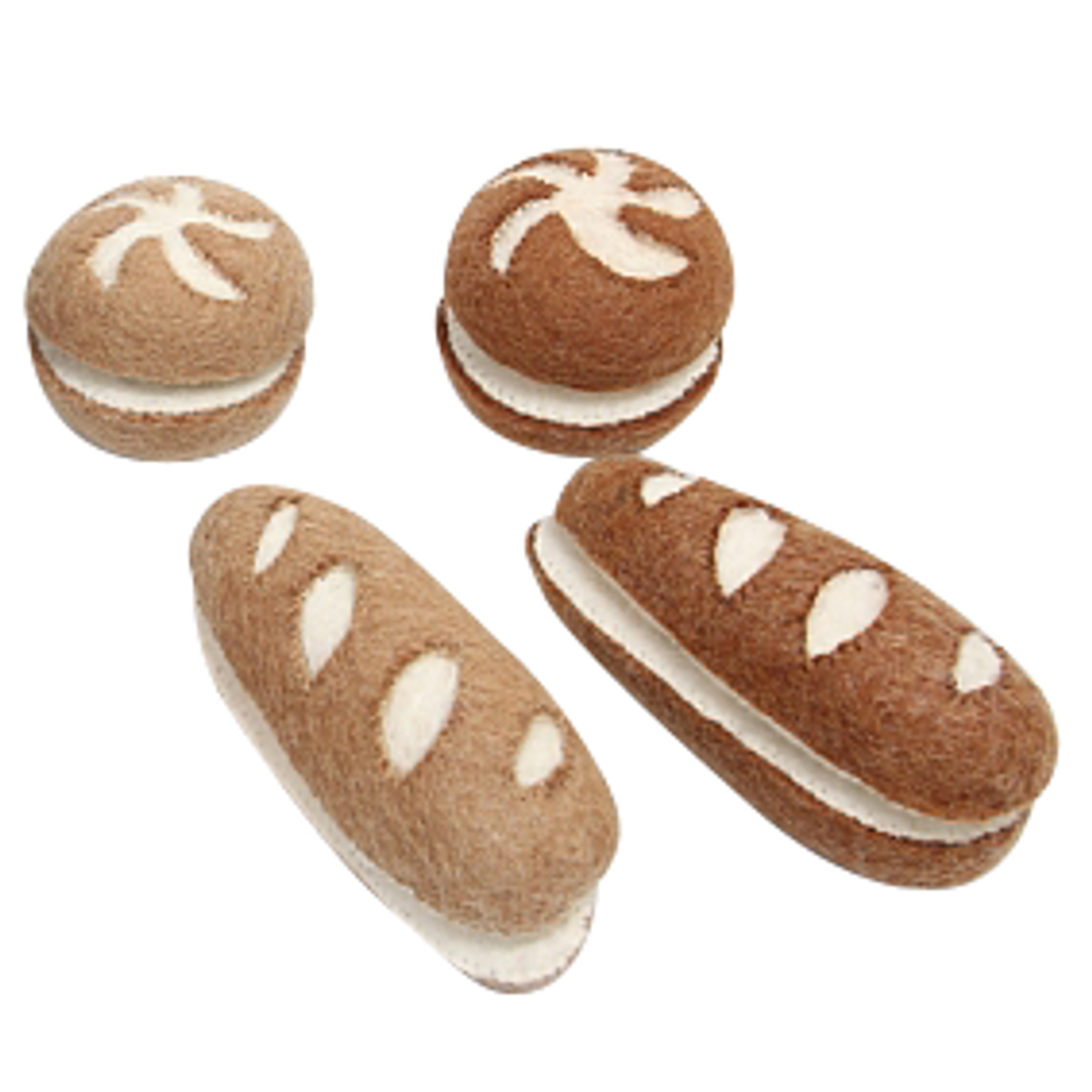 Baguettes And Rolls Halved/8Pc