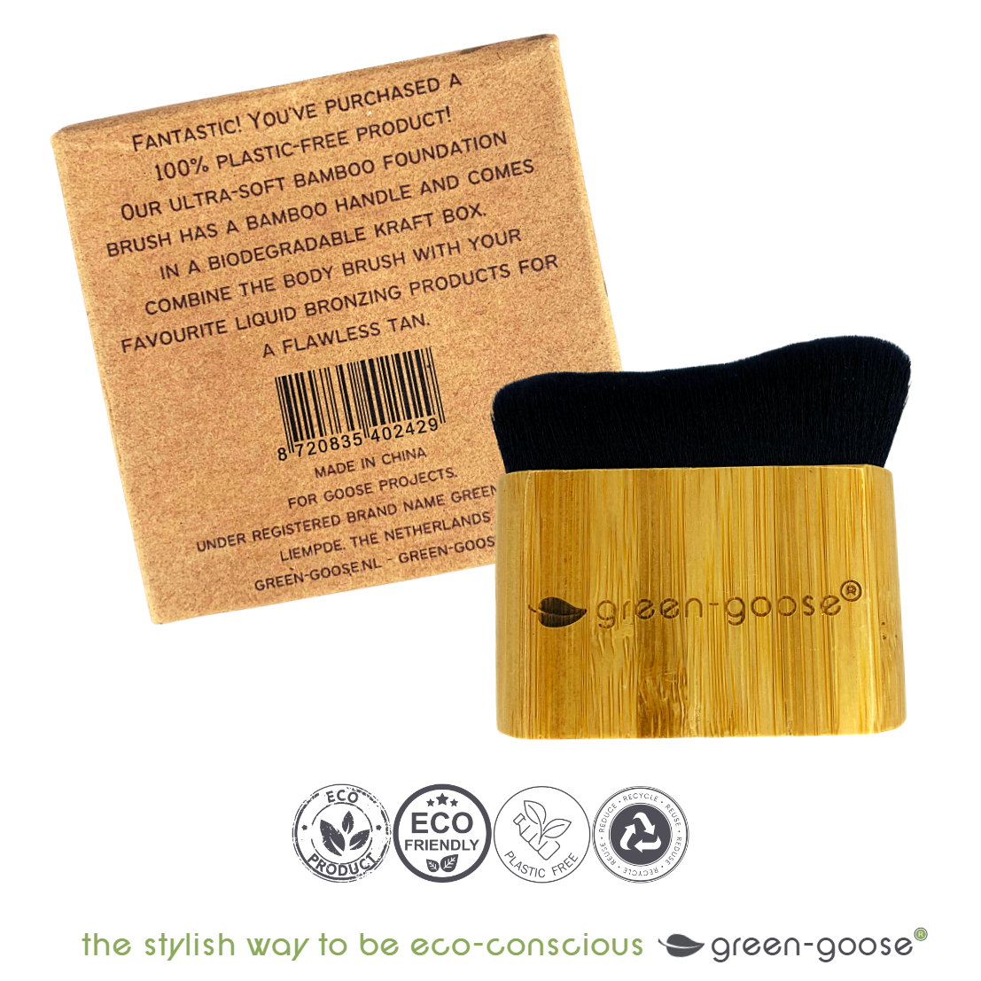 Green-Goose Bamboe Foundation Kwast