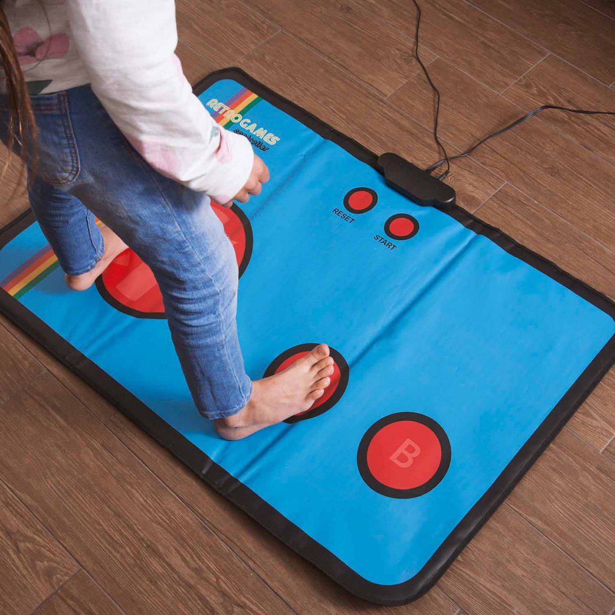 Mad Monkey - Retro Gamingmat Met 200 Minigames - Gameconsole Voor Kinderen En Volwassenen