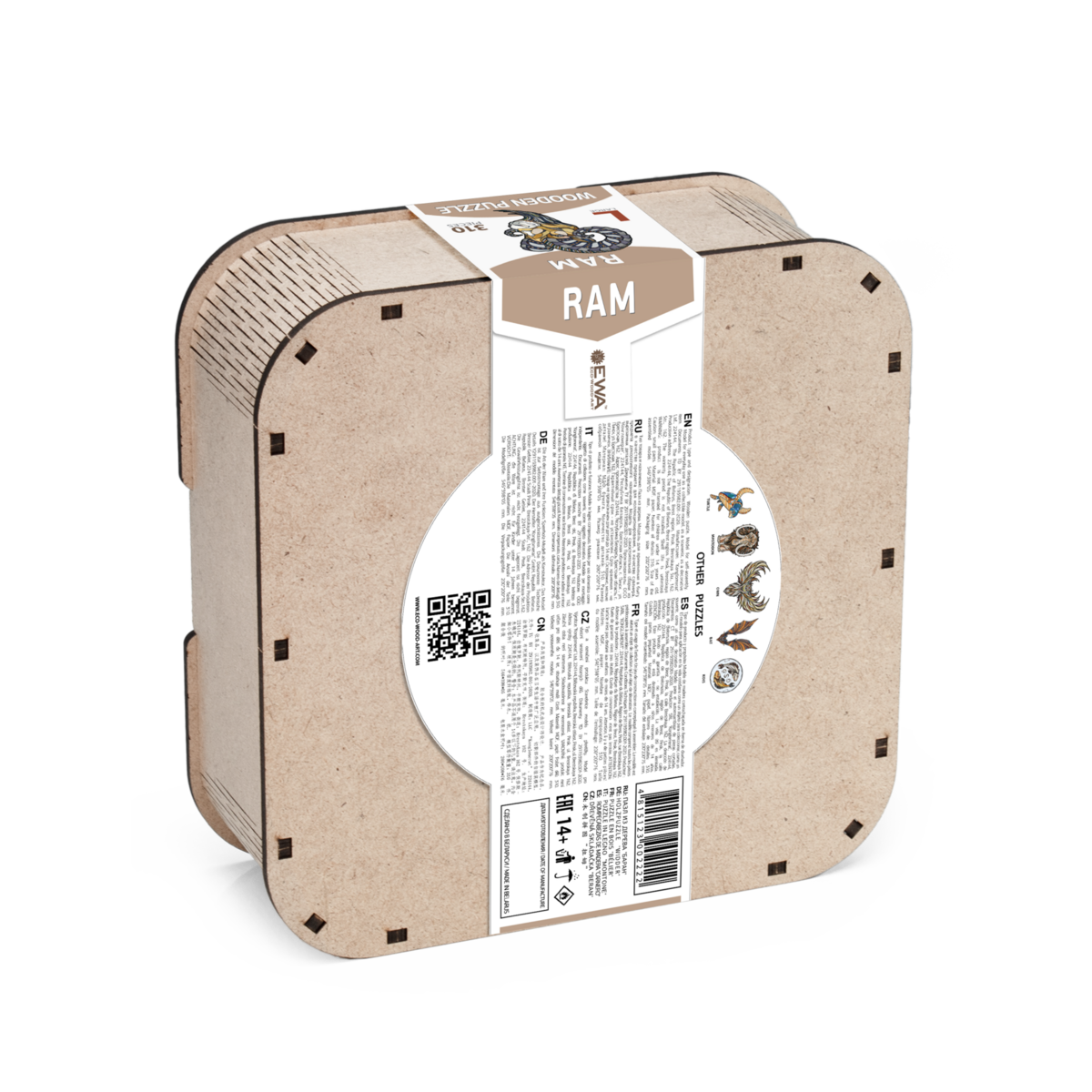 Eco Wood Art (Ewa) Houten Legpuzzel Ram, Size L, 2222, 54,5X38,8X0,5Cm