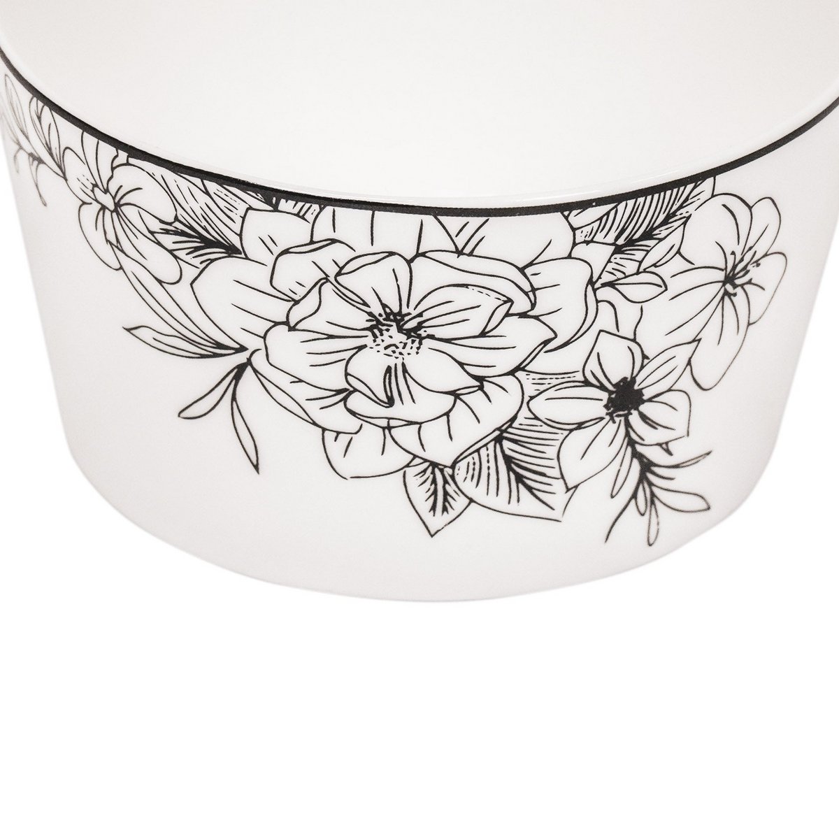 Kom - Les Fleurs - Newbone China - 9X9X5Cm