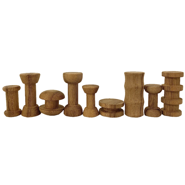 Mini Ww Spool Set Java Teak/10