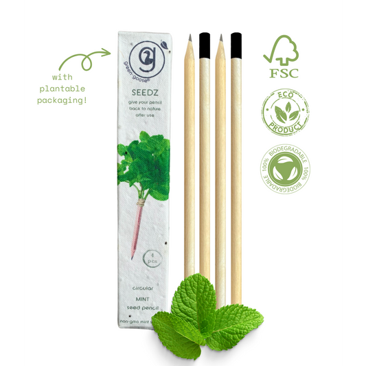 Green-Goose® Seedz Bloeipotlood In Plantbare Verpakking - Munt