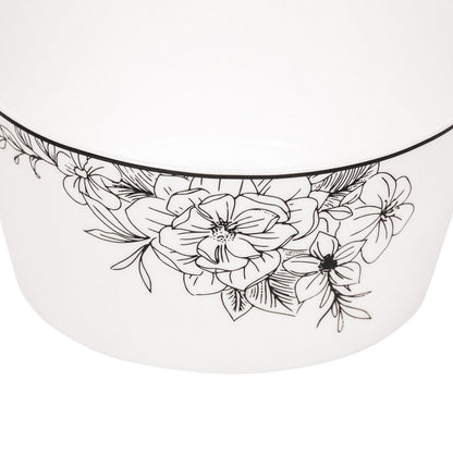 Kom - Les Fleurs - Newbone China - 11,5X11,5X5,5Cm