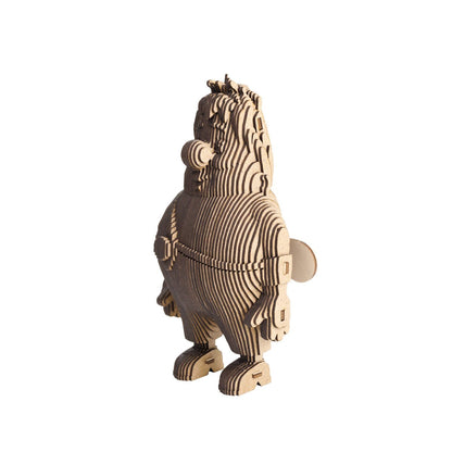 Eco Wood Art (Ewa) 3D Houten Bouwset Spaarpot, Karlsson, 4165, 10,3X11X21,5Cm