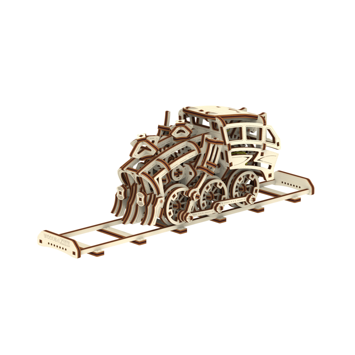 3D Houten Puzzel, Wooden City, Dream Express, Wr338, 30X8,5X10,4Cm