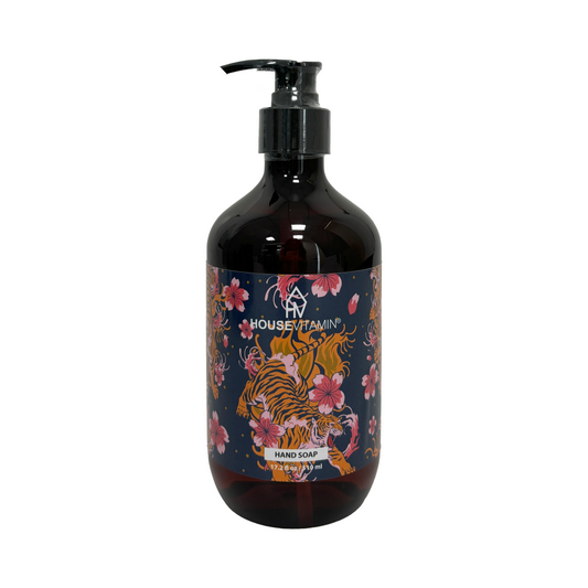 Veganistische Handzeepdispenser - Hout & Salie - 530Ml
