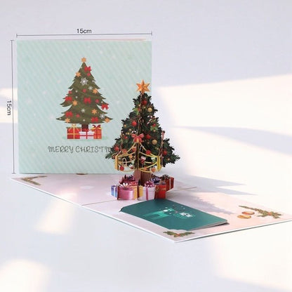 3D -Kaart - Kerstboomkaarten
