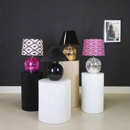 Lamp - Tak Lamp Disco Ball - Glas - Zilver - 20X20X20Cm
