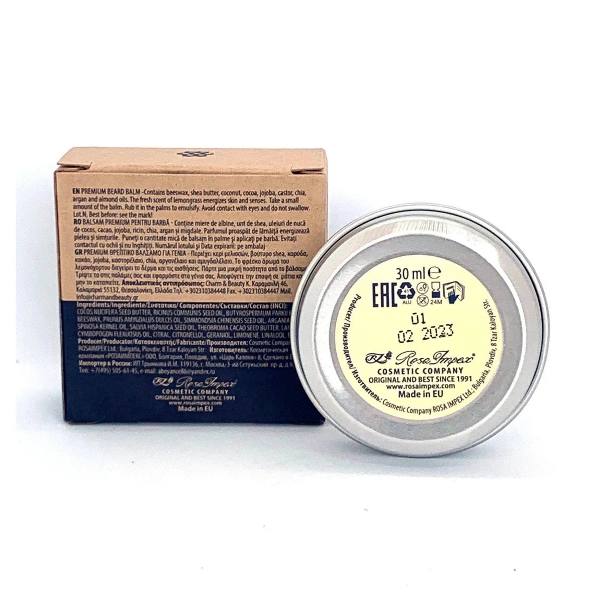 Men's Master Premium Beard Balm – 30Ml