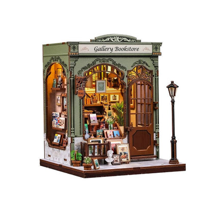 Cutebee, 3D Diy Huisje, Gallery Bookstore, Cwgc214, 15,5X16,3X19Cm