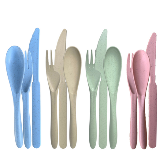Green-Goose Bio-Based Bestekset - 4 Sets