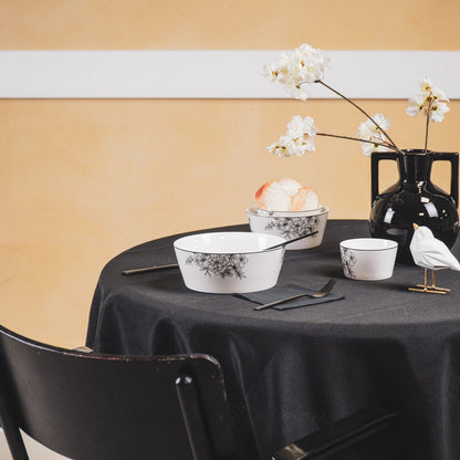 Kom - Les Fleurs - Newbone China - 11,5X11,5X5,5Cm