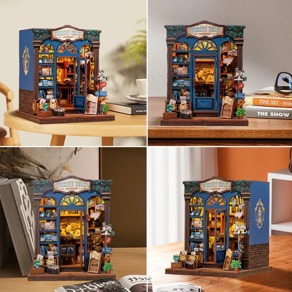 Cutebee, 3D Diy Huisje, Journey Trace Bookshop, Cwgc204,15,5X16X18Cm