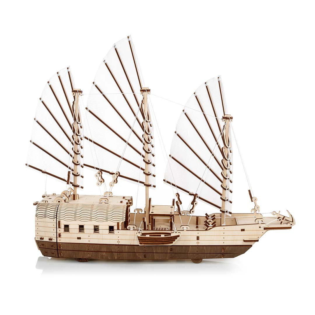 Eco Wood Art (Ewa) 3D Houten Puzzel Djong, 2925, 38,5X16,5X46,2Cm