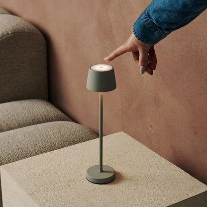 Vondel Mini Shadow Grey Rechargeable Lamp