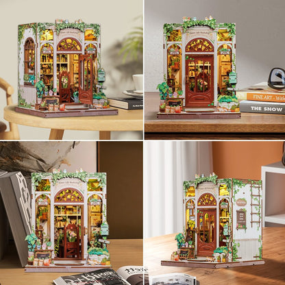 Cutebee, 3D Diy Huisje, Green Life Bookshop, Cwgc203,16X15,5X18Cm