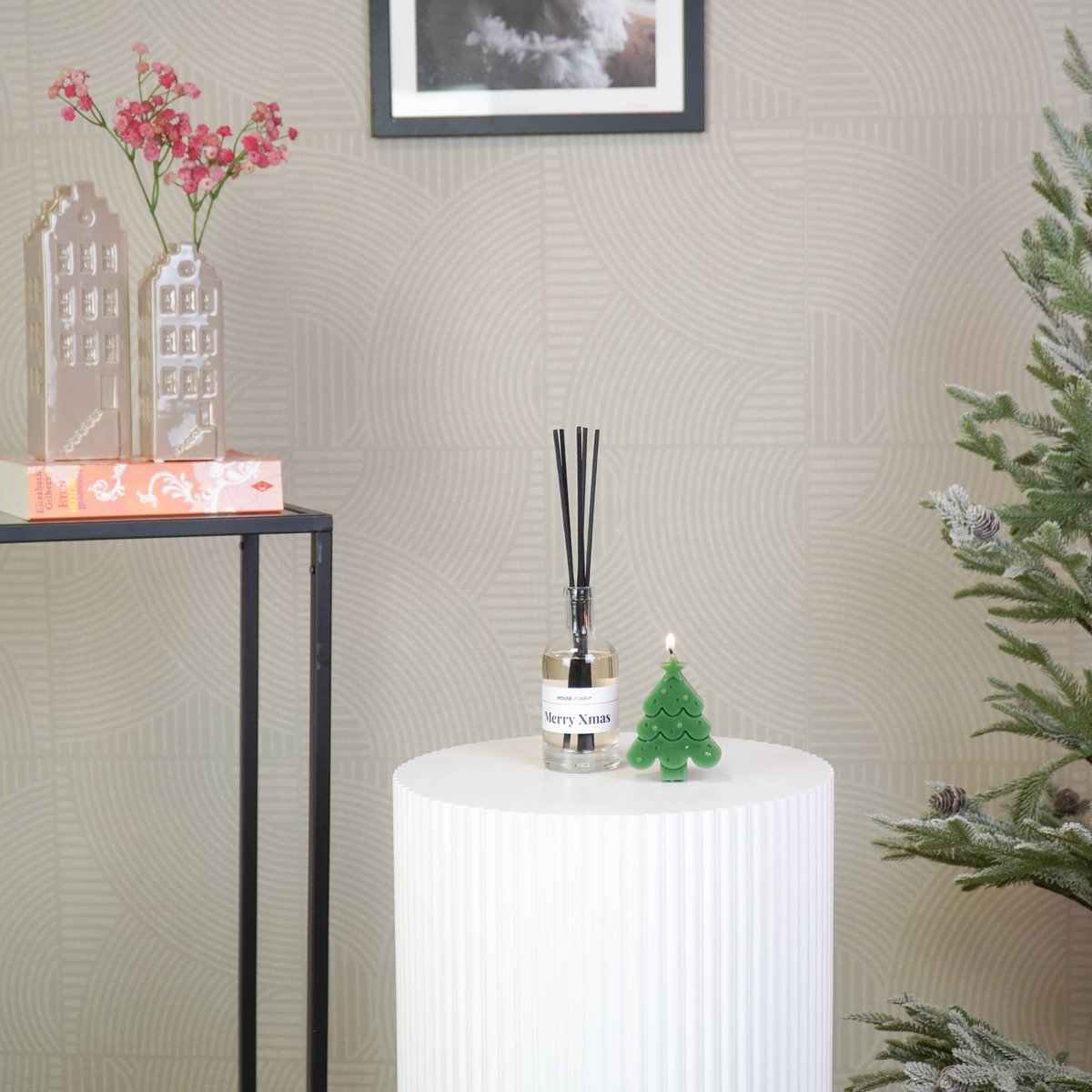 Kaars - Kerstboom - Groen - 70 Gram