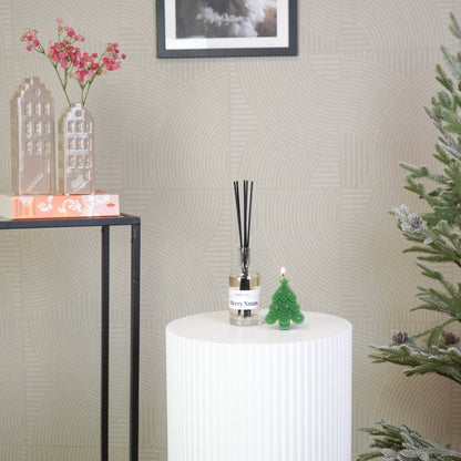 Kaars - Kerstboom - Groen - 70 Gram