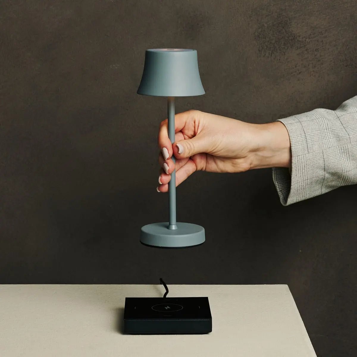De Pijp Mini Mouse Grey Rechargeable Table Lamp