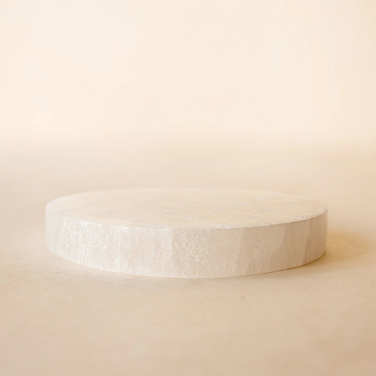 Selenite Plaatbloem Van Het Leven