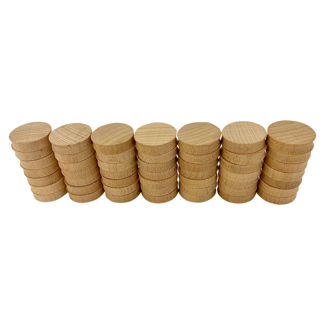 Mini Natural Concave 4Cm/49Pc