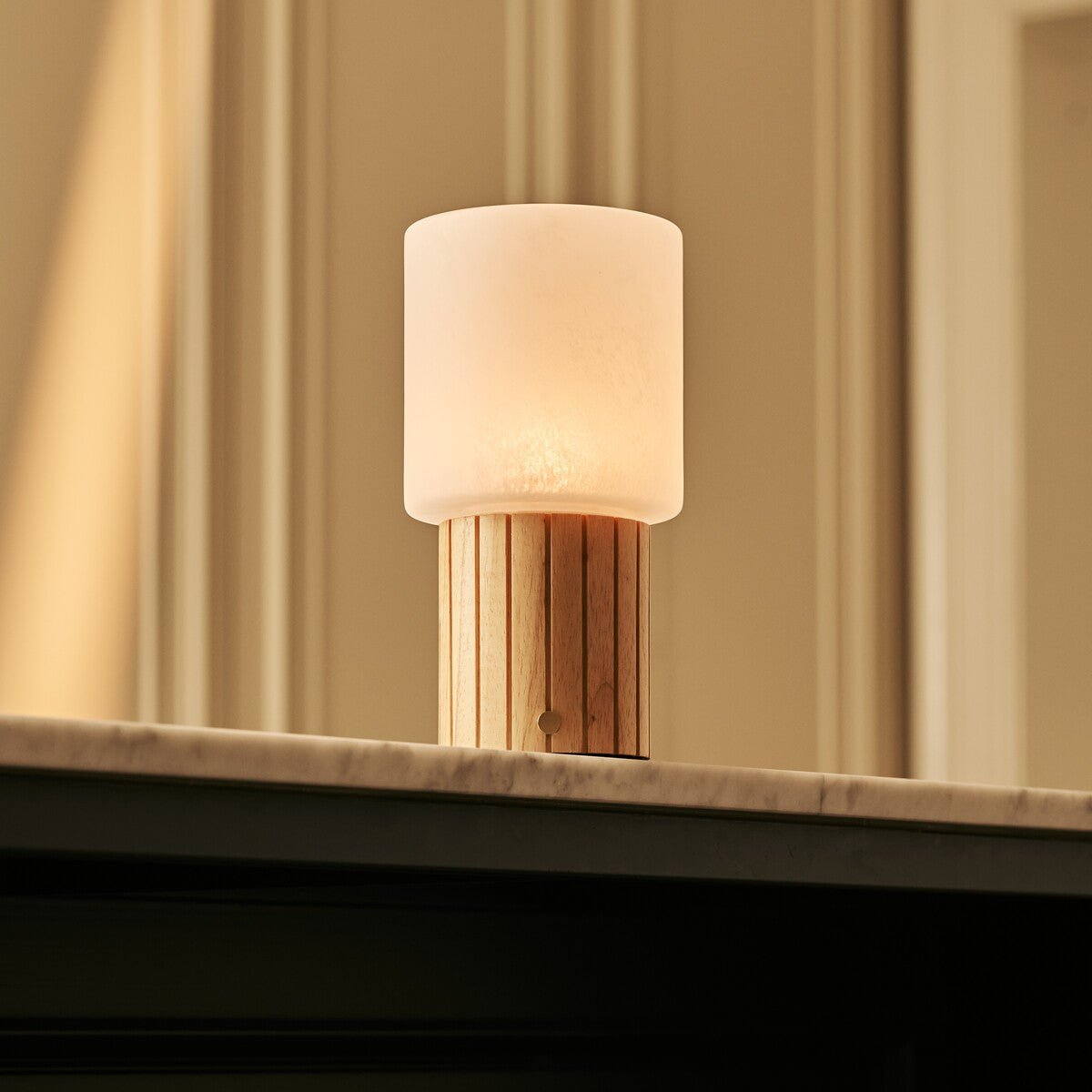 Ingmar Lichtbruine Oplaadbare Tafellamp
