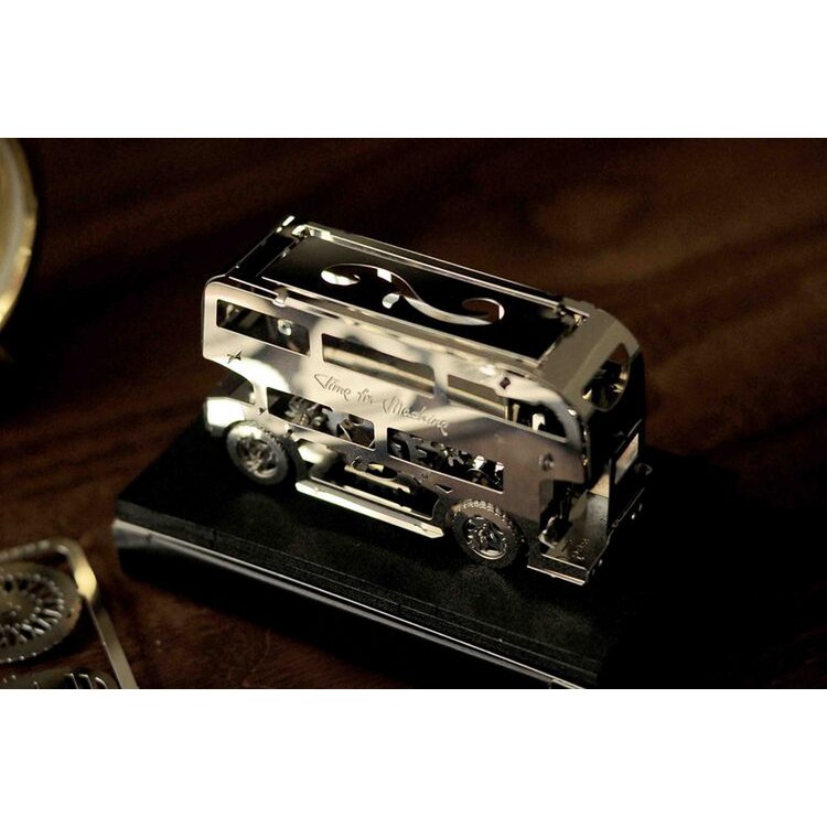 3D Metalen Bouwpakket, Cute Double Decker, Time For Machine, T4M38028, 9X3X5,2Cm
