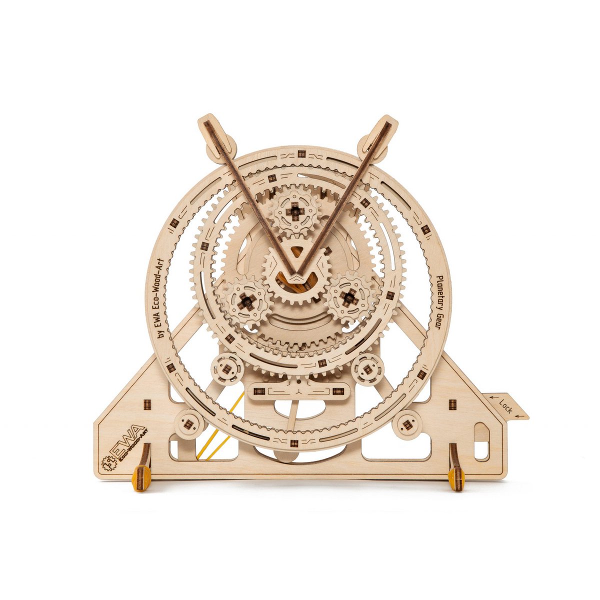 Eco Wood Art (Ewa) 3D Mechanische Puzzel Planetary Gear, 1058, 11,8X24,7X20,4Cm