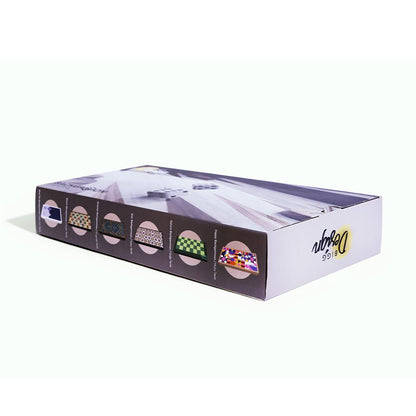 Biggdesign Happy Backgammon-Set | Magnetische Sluiting, Krasbestendig Oppervlak