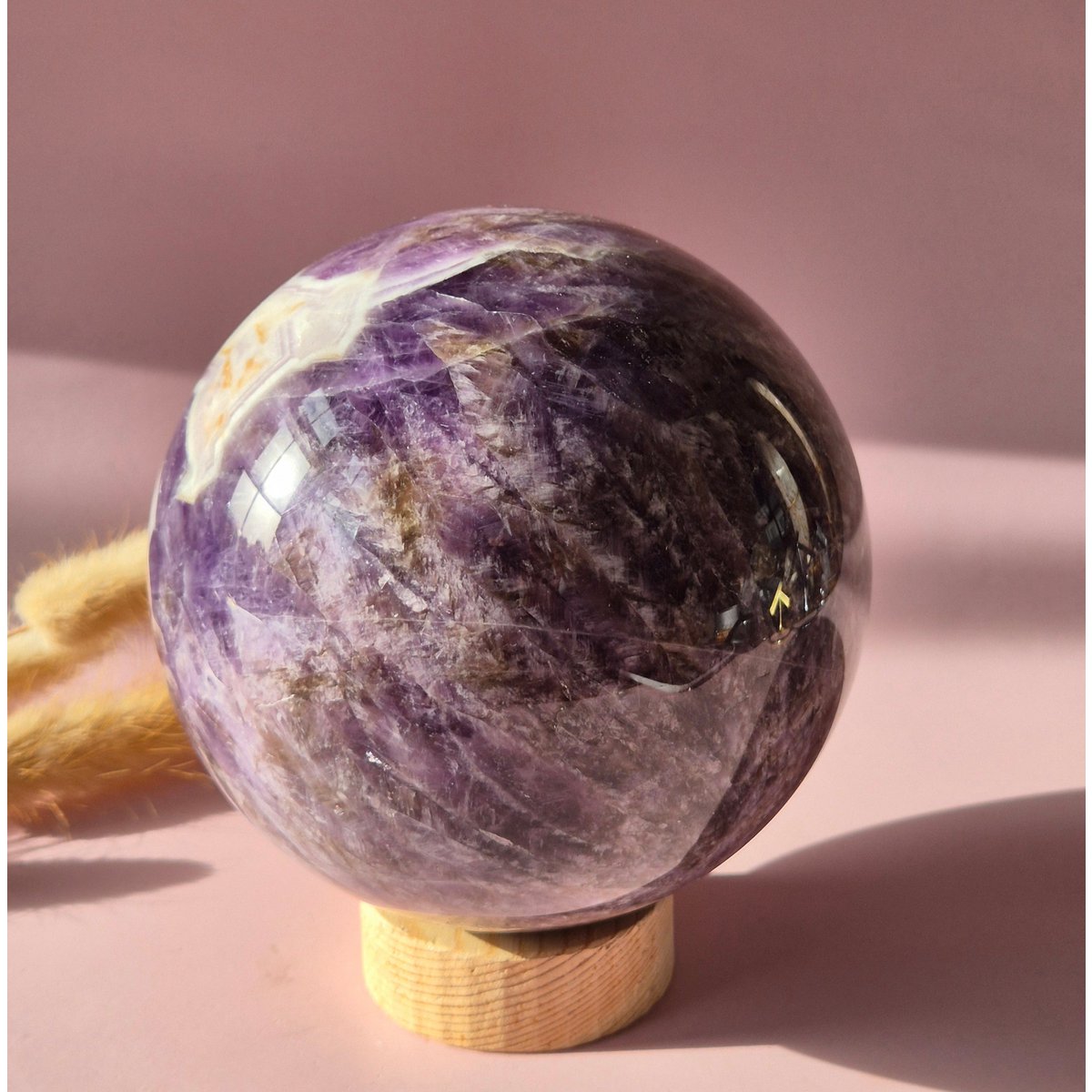 Xl Dream Amethist Edelsteen Bol – 116 Mm (2031G) | Spirituele Edelsteen Voor Rust En Balans Statement Piece