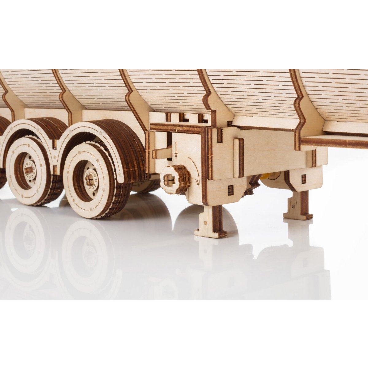 Eco Wood Art (Ewa) 3D Houten Puzzel Tank Semitrailer For Truck Road King, 3410, 39,7X10,8X20Cm
