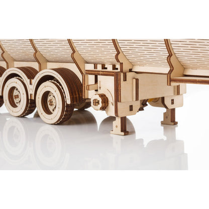 Eco Wood Art (Ewa) 3D Houten Puzzel Tank Semitrailer For Truck Road King, 3410, 39,7X10,8X20Cm