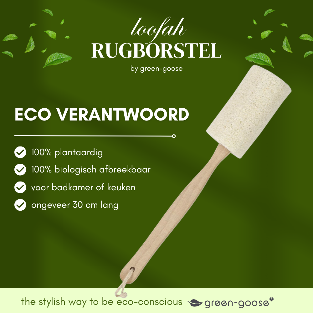 Green-Goose Loofah Rugspons