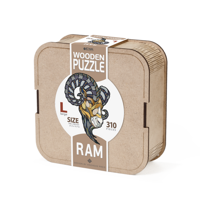 Eco Wood Art (Ewa) Houten Legpuzzel Ram, Size L, 2222, 54,5X38,8X0,5Cm