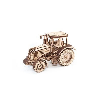Eco Wood Art (Ewa) 3D Mechanische Puzzel Tractor Belarus 2022, 0877, 28,2X13,6X17,5Cm