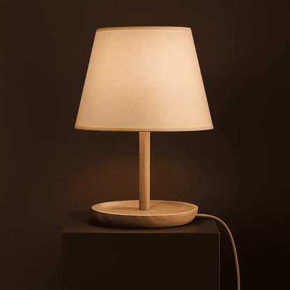 Emily Lichtbruine Houten Lamp
