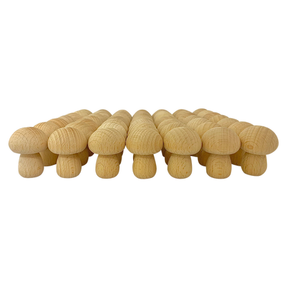 Mini Natural Mushroom/49Pc